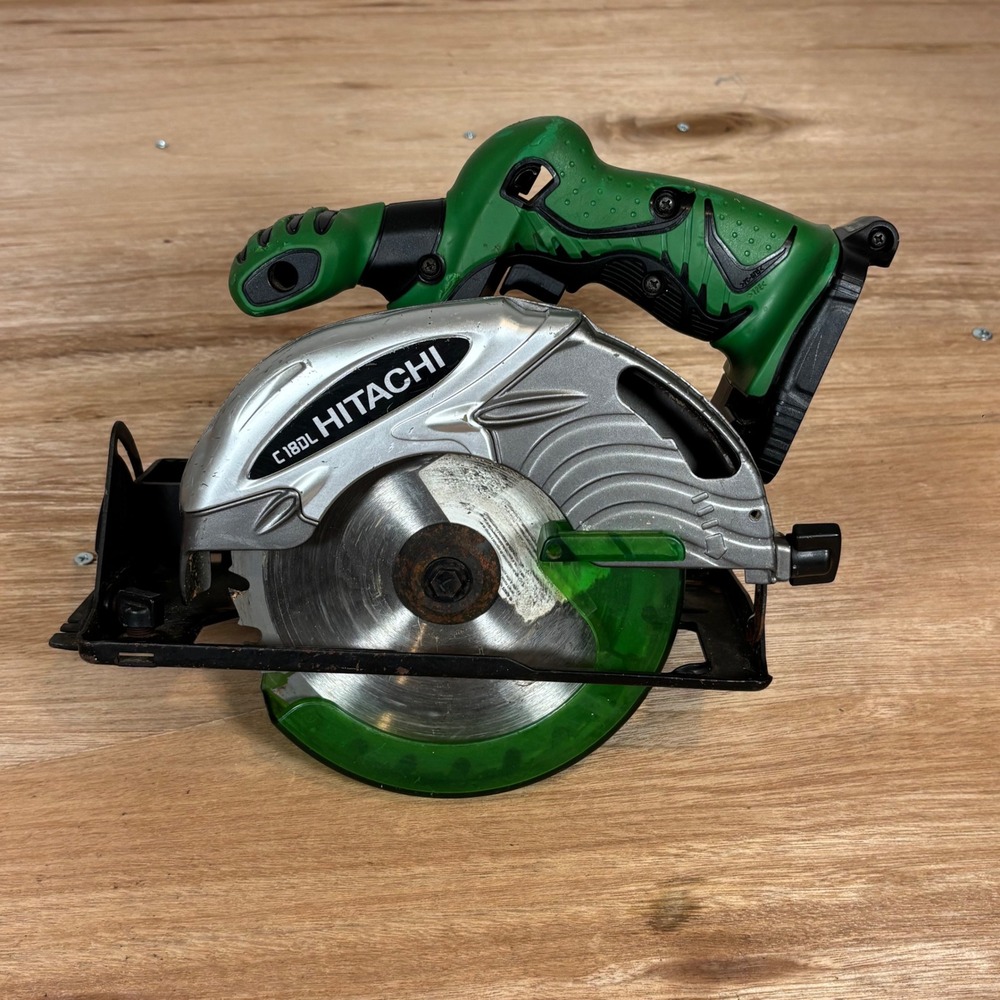 Hitachi C18DL 18V Cordless Circular Saw 6-1/2 Inch Bare Tool Green TOOL ONLY